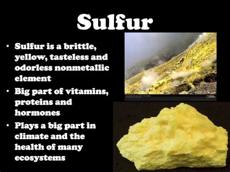 Sulphur! Eine Analyse des gelben Wunderkindes der Industrie